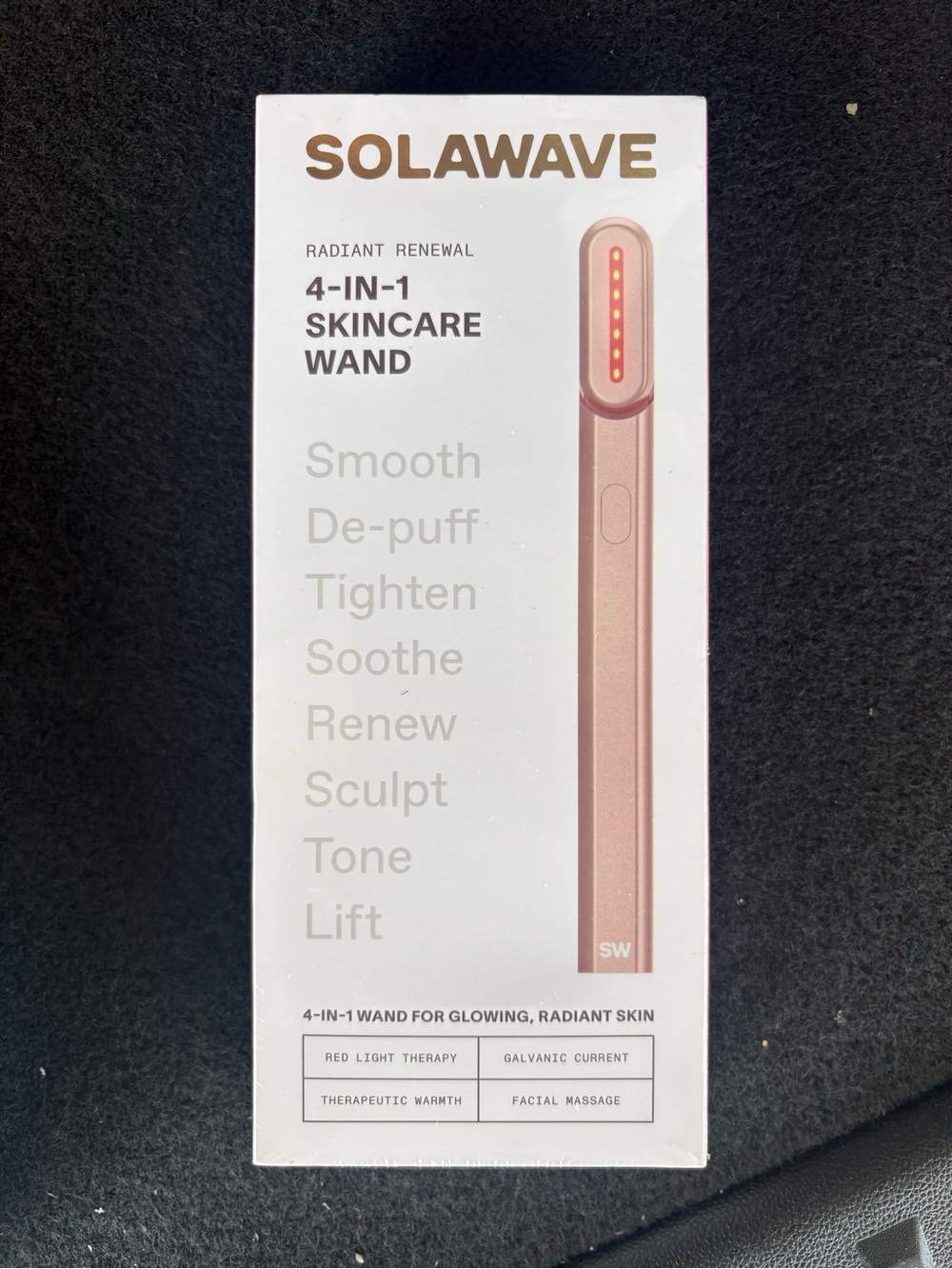 Solawave 4-in-1 Skincare Wand — Rose Gold
